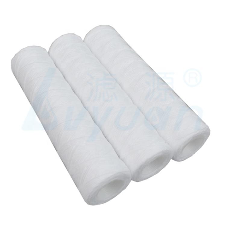polypropylene string wound water filter cartridge for industry water and plating filtration