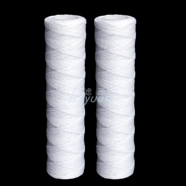 10 20 30 40 inch iron removal string wound filter cartridge/pp yarn filter for water filter