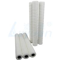 40 inch 5 micron polypropylene spun yarn water cartridge /cotton/ fiberglass string wound water filter cartridge