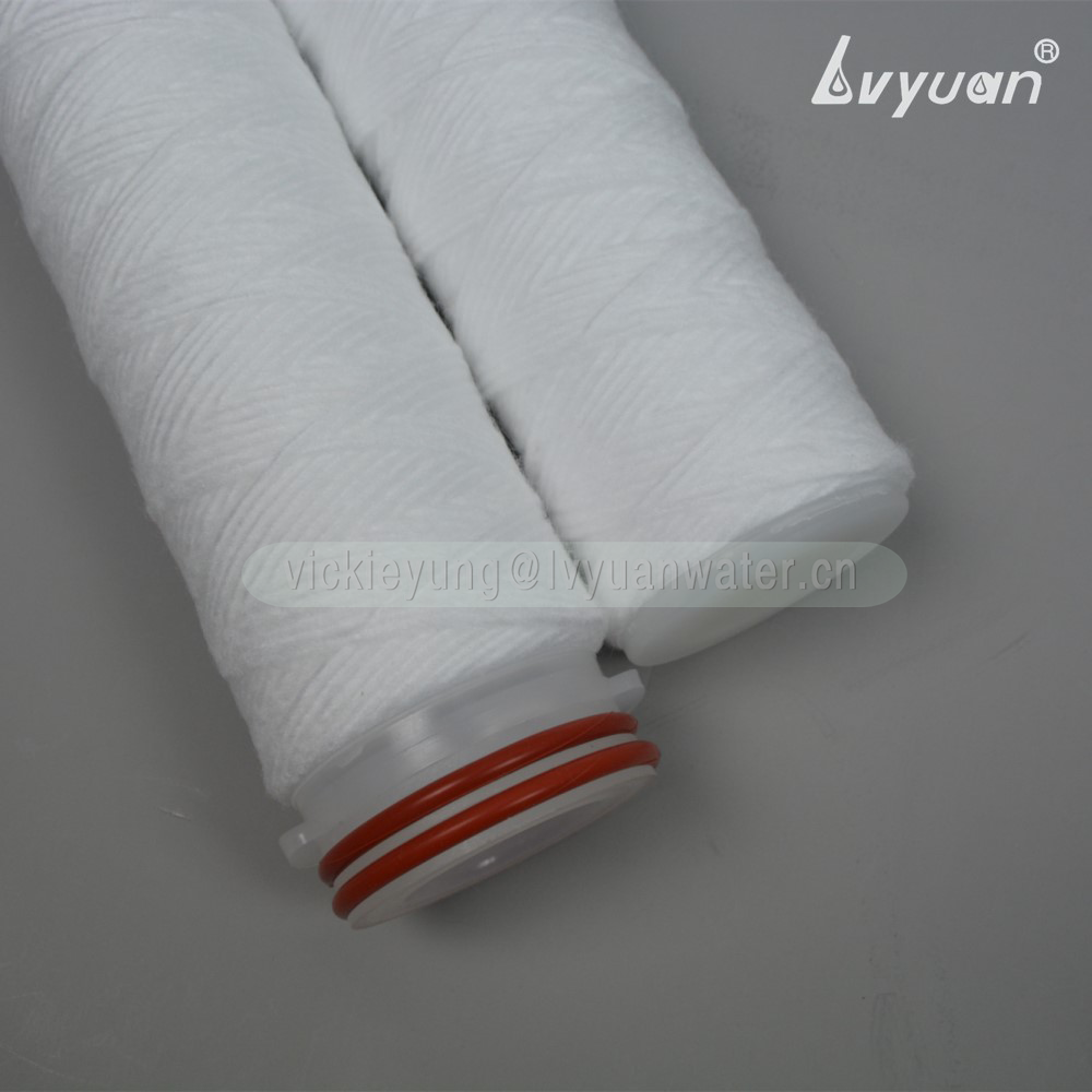 Water purification fiberglass PP Absorbent cotton 10 20 30 40 50 inch string wound filter cartridge for sediment filtration