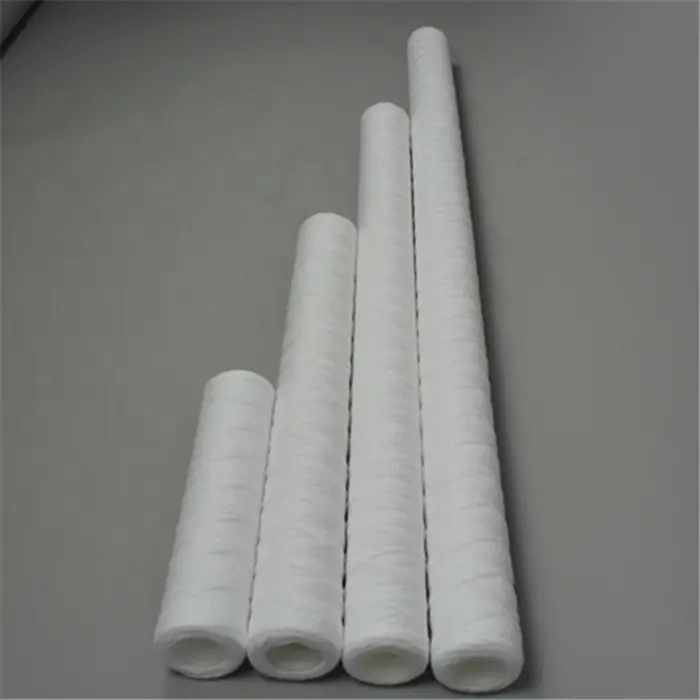 Polypropylene String Wound Filter Cartridge water with 10'' 20'' 30'' 40'' inch Thread