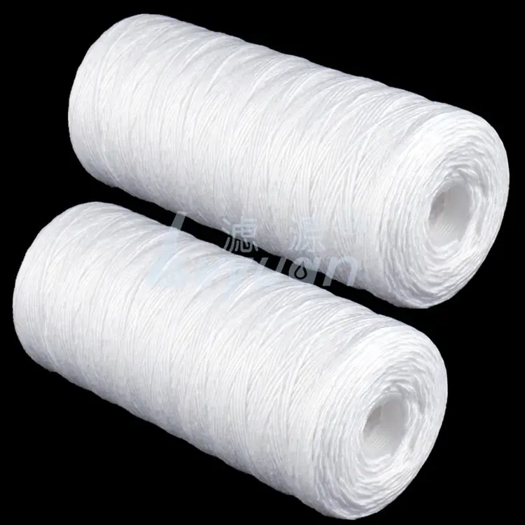 10 20 30 40 inch iron removal string wound filter cartridge/pp yarn filter for water filter