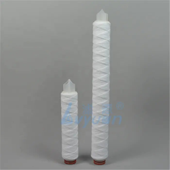 High quality 1 5 micron Sprial PP Polypropylene String wound filter cartridge for 10 20 30 40 inch RO water juice purification
