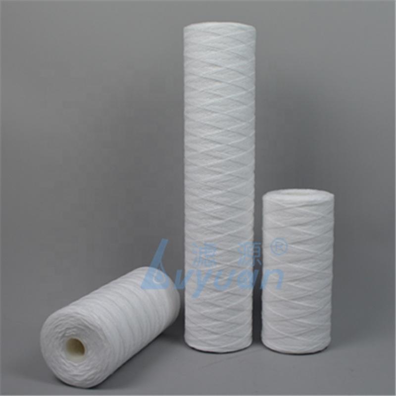High Quality 1 5 micron String wound sediment PP cotton yarn filter cartridge from China Manufacturer