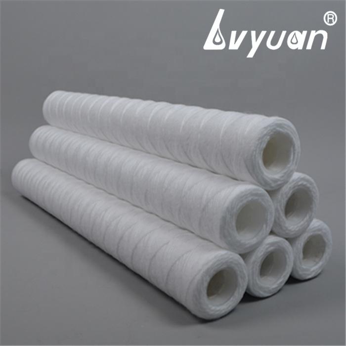 Micro Stainless Steel Core PP Absorbent Cotton Water/oil/juice Filter Spiral Wound Cartridge 5/10 Micron