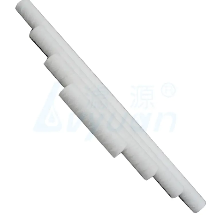 10 20 30 40 Inch PP Spun Yarn Filter String Wound water Filter Cartridge for food & beverage Filtration