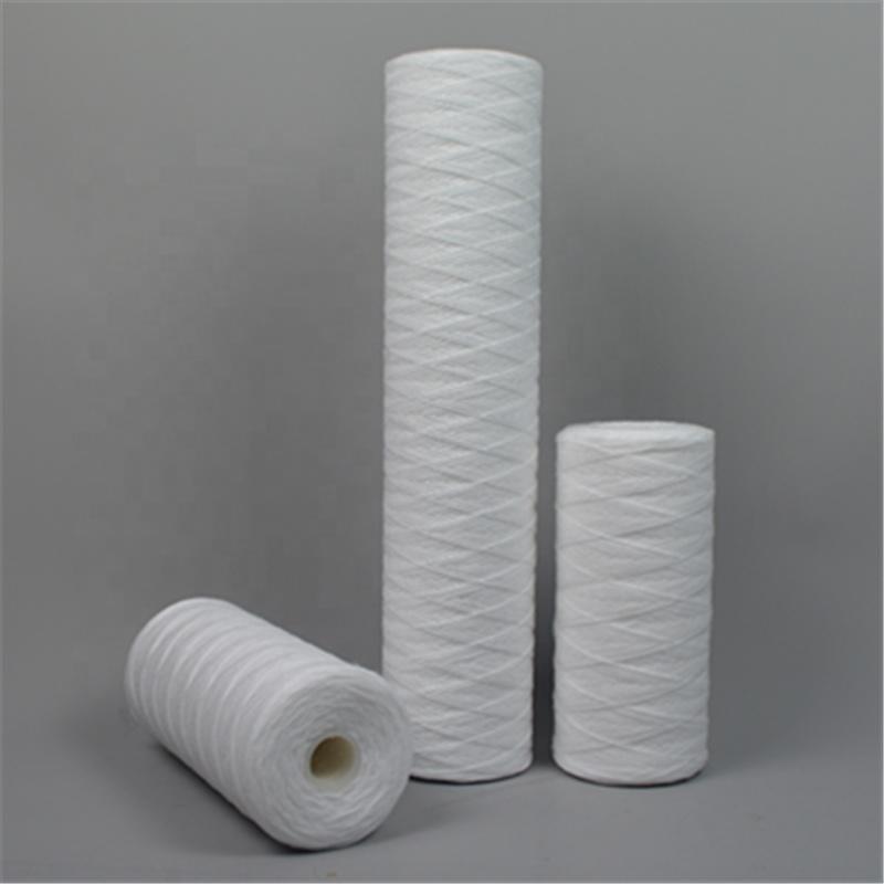 222/226/SOE/DOE end code 1 3 5 10 25 50 micron um polypropylene yarn string PP Wound Filter Cartridge for water treatment