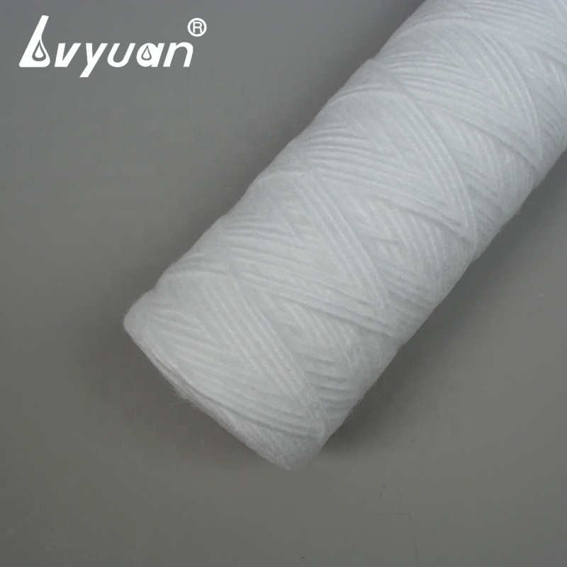 20 inch 1 micron pp cotton water filter yarn with Stainless core