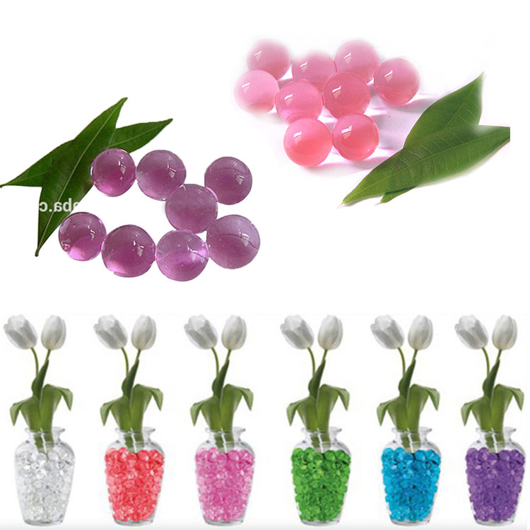 Factory Price Eco-friendly Nontoxic Customized Size Trending Products Hydrogel Balls, Crystal Soil Water beads
