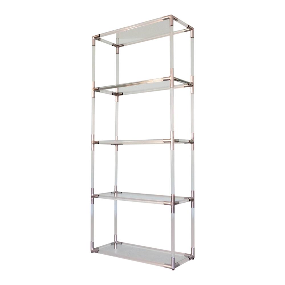 Aluminum Leaning Ladder Bookshelf with International Standard
