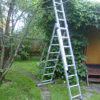 7 foot aluminum antislip step ladder for Chile orchard