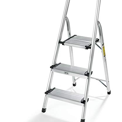 Aluminum Step Ladder Strong Handrails