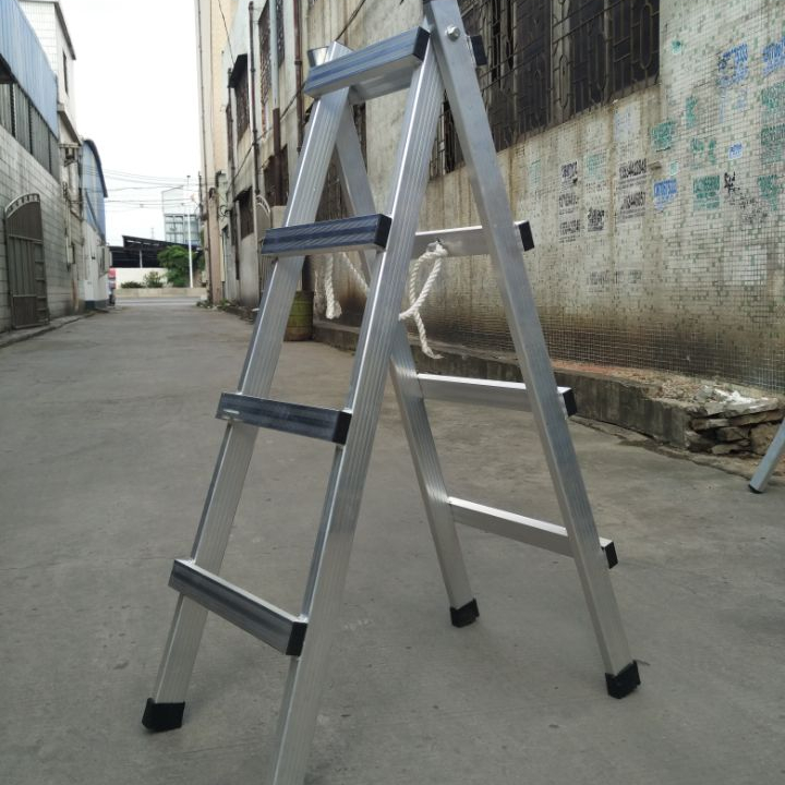 China welded ladder walking aluminium ladder