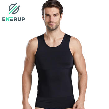Enerup Mens Copper Slimming Body Shaper gym Vest Shirt wholesale price