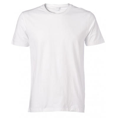 bulk blank cotton white fitted gym mens t-shirts