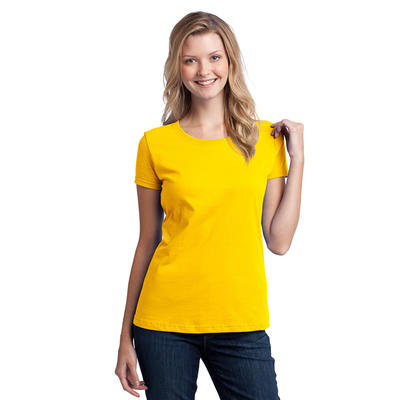 custom logo yellow fit short sleeves gym running t shirts supplier