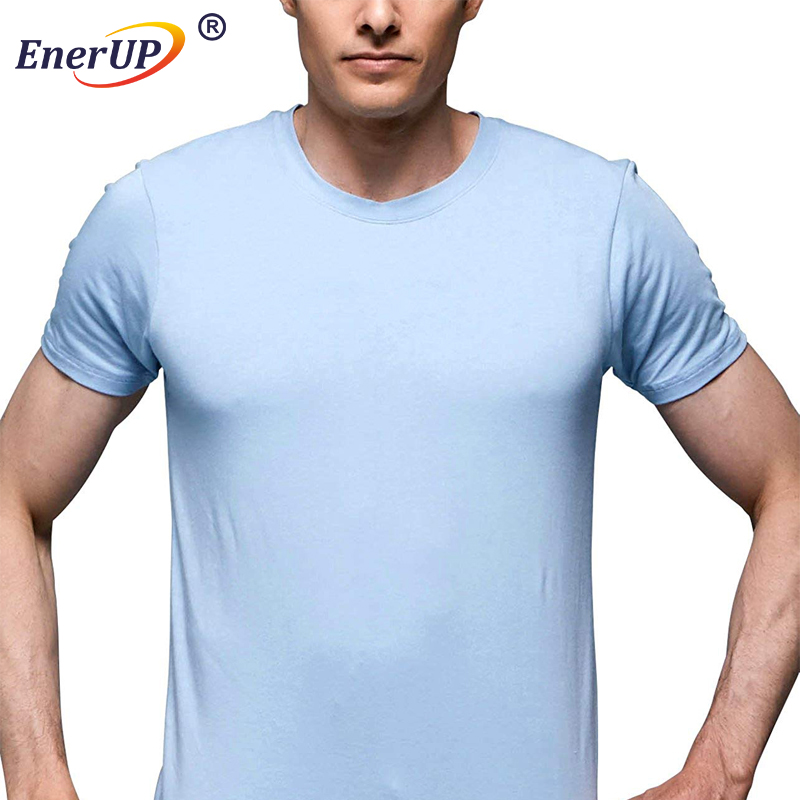 pink mens muscle dry slim fit v-neck underwear t-shirt cloth