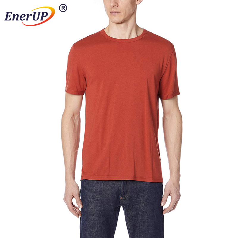 customized logo soft and thin cotton loose dry fit v neck mens t-shirt