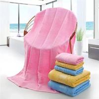 Kids Children's Bamboo 100% Fabric Big Beach Room Custom Carton Bath Towel Sets