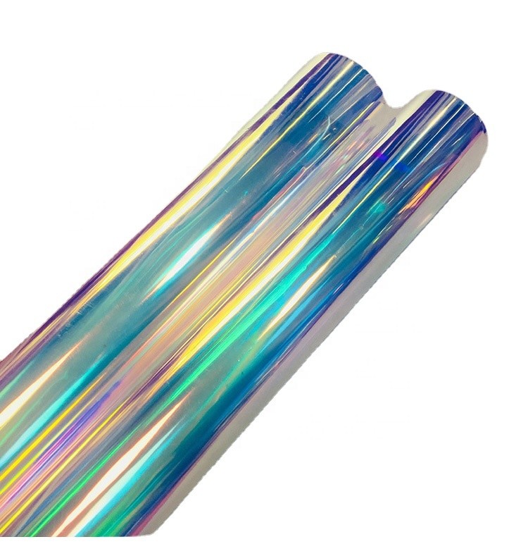Gift Wrap Iridescent Foil PET Rainbow Film and rainbow iridescent film for Gift packaging
