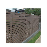 Aluminium horizontal slat fencefor residential area