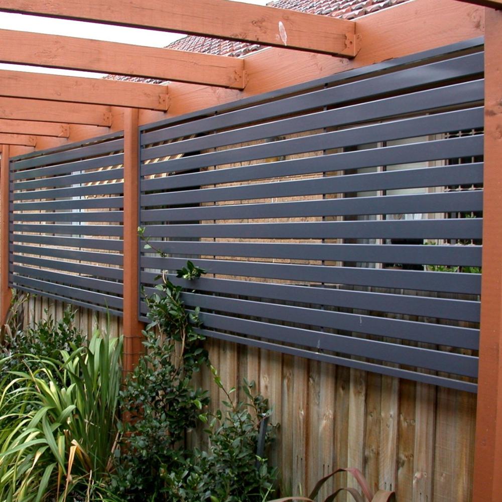 Aluminum garden decorativeprivacy fence panel