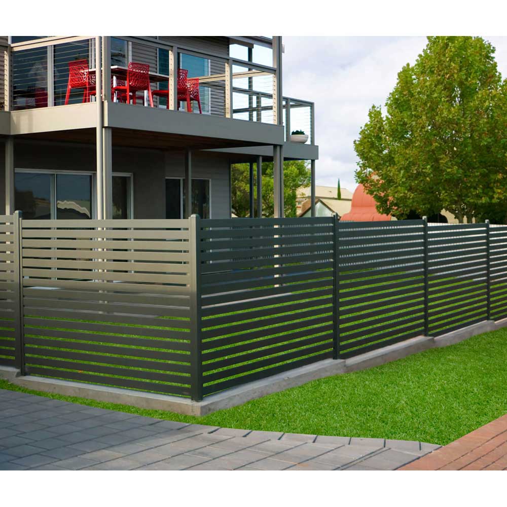 Top level competitive aluminiumgarden slat fence profile