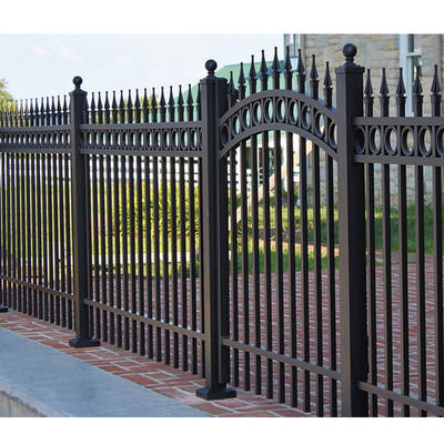 2019 Well done aluminum fencing solid aluminum garden fence