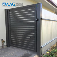 6063T5 Decorative Aluminum Slat Panel Fence