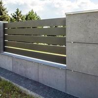 Common aluminum pool privacy decorative fence screen