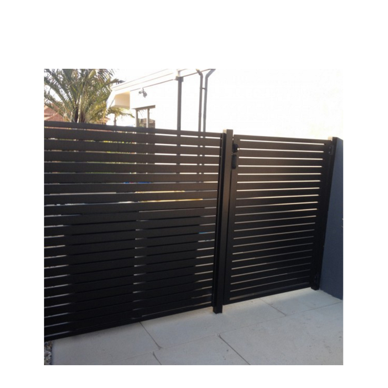 Horizontalprivacy fence aluminium panel fence slat fence