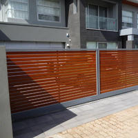 Modern garden aluminum privacy metal fencing panels