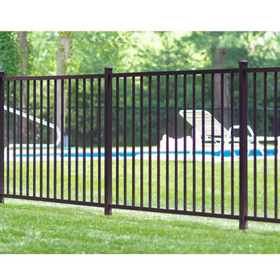New design horizontal aluminum fence slat fencing decorative fence