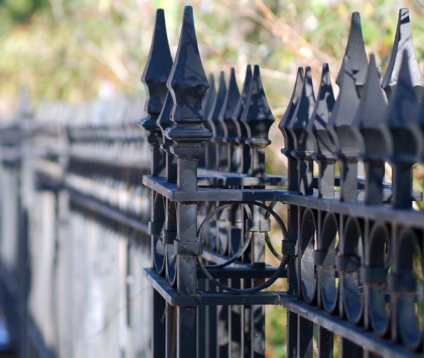 Garden Decorative Aluminum Die Casting Fence And Gates