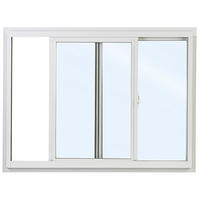 Meet All Requirements Aluminum Horizontal Slider Window Aluminium Extrusion Profile Frame