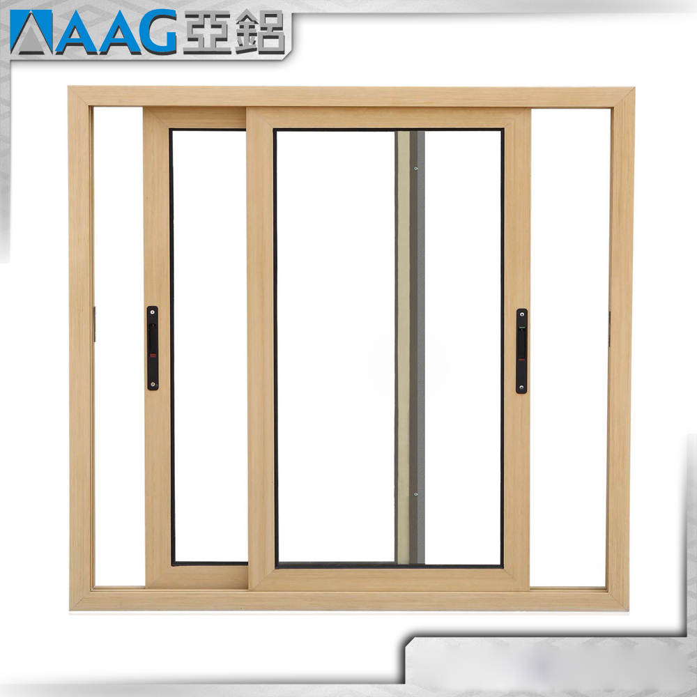 Large Aluminum Framed Two Track Sliding Window With High Quality