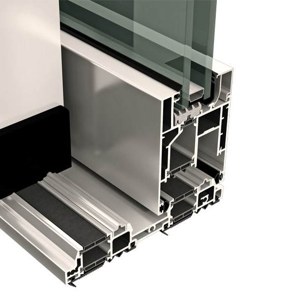 6063 Thermal Break System Aluminium Profile for Door Frame