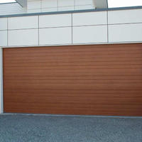 Wholesale wood grain aluminum garage panel door