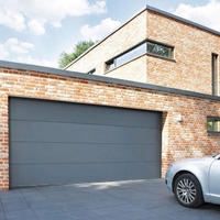 Tilt and flip aluminium garage doors for low height garage solutions