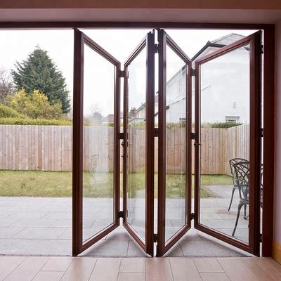 Aluminum Extrusion 6063Tempered GlassFolding Doors