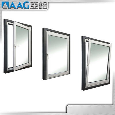 China Window manufacturers Tilt & Turn Window Swing aluminum glass window