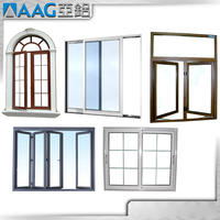 Aluminum Alloy Window Frames OEM Vertical Aluminum Window Profile