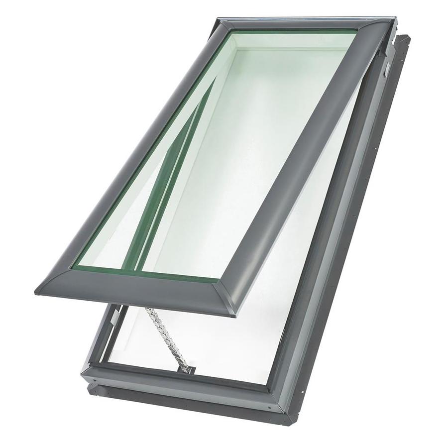 Flat aluminium roof skylight window with aluminium frame