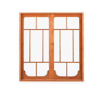 Swing Open Inside Hinges Aluminium Window With Decoration Grills