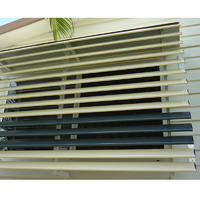 Nice price and quality airfoil aluminum extrusion sun shade Louver and shutters as sunbreaker