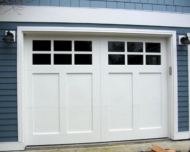 One piece flip up aluminium garage doors with remote control