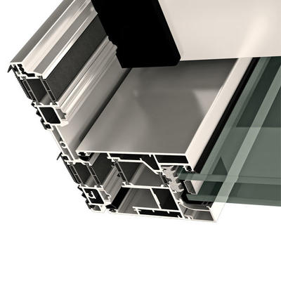OEM Large Section Aluminium Door Frame Extrusion Profile