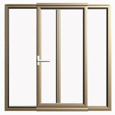 Wholesale Price Aluminum Double Glazing Glass Sliding door