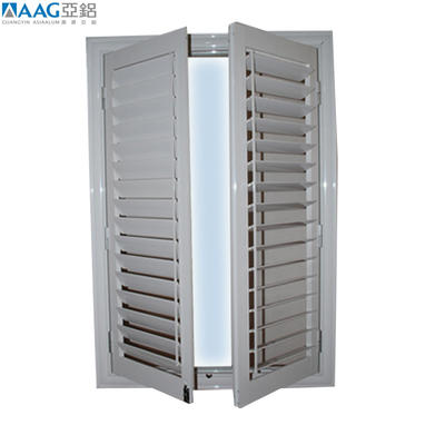 High Quality luxury aluminium blade window shutters