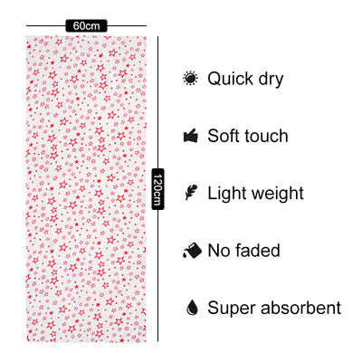 2020 Top Selling Little star pattern CustomizedPrinted Bath Towel100% coral fleece composite